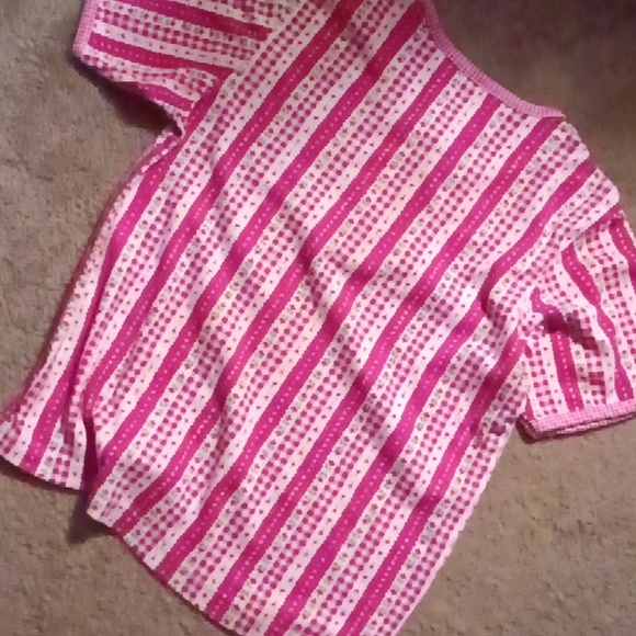 Cabin creek women's short sleeve and quarter button down shirt sleeve shirt - Picture 4 of 4